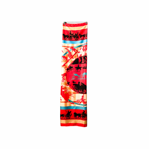 CARRIAGE RED SCARF