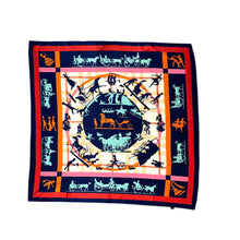Load image into Gallery viewer, CARRIAGE NAVY SCARF