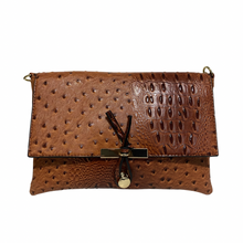 Load image into Gallery viewer, JAZZ BROWN VEGAN LEATHER BAG